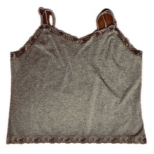 VanHeusen Camisole Top with Lace Size XL